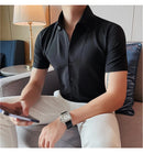 Camisa Social Slim Fit Masculina - Essencial Estilo:BR002