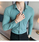 Camisa Social Slim Fit Masculina Premium-BR005