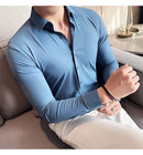 Camisa Social Slim Fit Masculina Premium-BR005