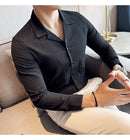 Camisa Social Slim Fit Masculina Premium-BR002