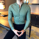 Camisa Social Slim Fit Masculina Premium-BR003