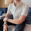 Camisa Social Slim Fit Masculina - Essencial Estilo:BR002