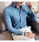 Camisa Social Slim Fit Masculina Premium-BR005