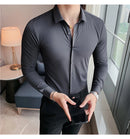 Camisa Social Slim Fit Masculina Premium-BR005