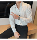 Camisa Social Slim Fit Masculina Premium-BR004