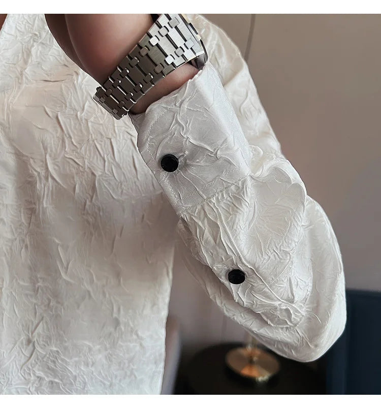 Camisa Social Slim Fit Masculina Premium-BR004