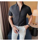 Camisa Social Slim Fit Masculina - Essencial Estilo:BR002