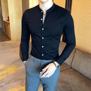 Camisa Social Slim Fit Masculina Premium-BR003