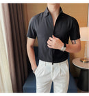 Camisa Social Slim Fit Masculina - Essencial Estilo:BR002