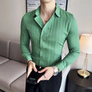 Camisa Social Slim Fit Masculina Premium-BR001