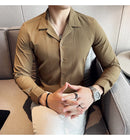 Camisa Social Slim Fit Masculina Premium-BR002