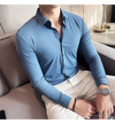 Camisa Social Slim Fit Masculina Premium-BR005