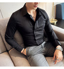 Camisa Social Slim Fit Masculina Premium-BR001