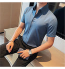 Camisa Social Slim Fit Masculina - Essencial Estilo:BR002