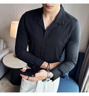 Camisa Social Slim Fit Masculina Premium-BR002