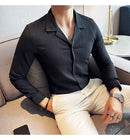 Camisa Social Slim Fit Masculina Premium-BR002