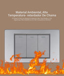 DELEFU Cinza Painel PC Brasil Standard Outlet Duplo USB Tipo C Parede Power Sock