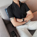 Camisa Social Slim Fit Masculina - Essencial Estilo:BR002