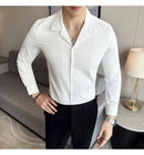 Camisa Social Slim Fit Masculina Premium-BR002