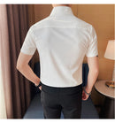 Camisa Social Slim Fit Masculina - Essencial Estilo:BR002