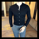 Camisa Social Slim Fit Masculina Premium-BR003