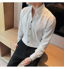 Camisa Social Slim Fit Masculina Premium-BR004