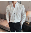 Camisa Social Slim Fit Masculina Premium-BR004