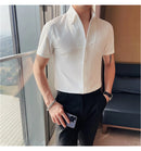 Camisa Social Slim Fit Masculina - Essencial Estilo:BR002