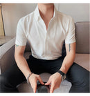 Camisa Social Slim Fit Masculina - Essencial Estilo:BR002