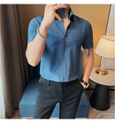 Camisa Social Slim Fit Masculina - Essencial Estilo:BR002