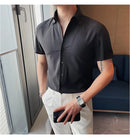 Camisa Social Slim Fit Masculina - Essencial Estilo:BR002