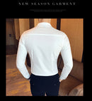 Camisa Social Slim Fit Masculina Premium-BR003