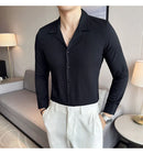 Camisa Social Slim Fit Masculina Premium-BR002