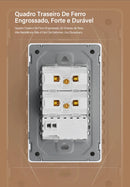 DELEFU-Tomada Interruptor Com Usb Parede 110/220v Padrão 4x2 Carrega Turbo Cor Branca