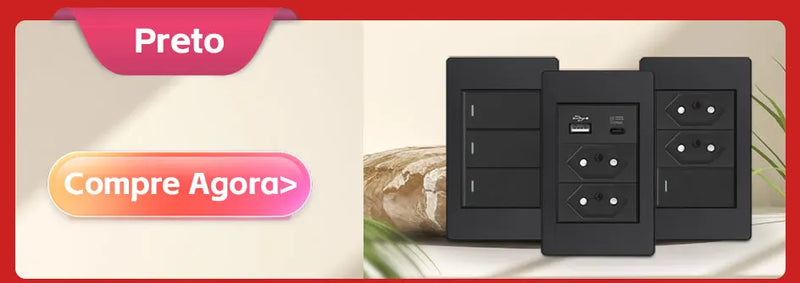 DELEFU-Tomada Interruptor Com Usb Parede 110/220v Padrão 4x2 Carrega Turbo Cor Branca