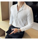 Camisa Social Slim Fit Masculina Premium-BR002