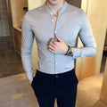 Camisa Social Slim Fit Masculina Premium-BR003