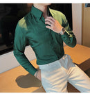 Camisa Social Slim Fit Masculina Premium-BR004