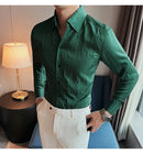 Camisa Social Slim Fit Masculina Premium-BR004