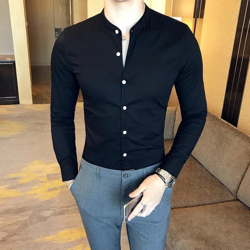 Camisa Social Slim Fit Masculina Premium-BR003