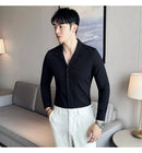 Camisa Social Slim Fit Masculina Premium-BR002