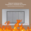 DELEFU Cinza Painel PC Brasil Standard Outlet Duplo USB Tipo C Parede Power Sock