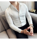 Camisa Social Slim Fit Masculina Premium-BR001