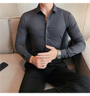 Camisa Social Slim Fit Masculina Premium-BR005