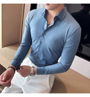 Camisa Social Slim Fit Masculina Premium-BR005