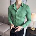 Camisa Social Slim Fit Masculina Premium-BR001