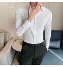 Camisa Social Slim Fit Masculina Premium-BR005