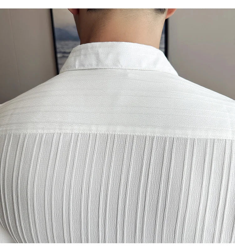 Camisa Social Slim Fit Masculina Premium-BR001