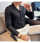 Camisa Social Slim Fit Masculina Premium-BR002