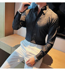 Camisa Social Slim Fit Masculina Premium-BR004